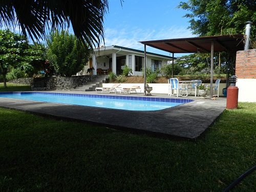 Main House: View from the pool